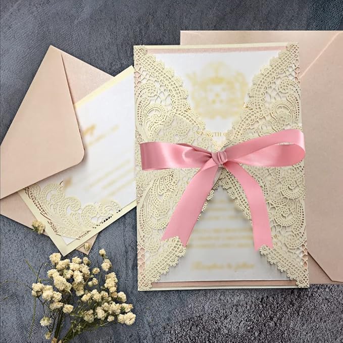 TONIFUL 1 Inch x 100yds Rose Gold Satin Ribbon, Thin Solid Color Satin Ribbon for Gift Wrapping, Crafts, Hair Bows Making, Wedding Party Decoration, Invitation Cards, Floral Bouquets, Christmas