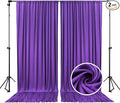10 x 7 Feet Purple Backdrop Curtain for Partie, Background Curtains for Photoshoot, Birthday, Wedding, Halloween, Thanksgiving, Christmas, New Year Party Decorations 5Ft x 7Ft, 2 Panels