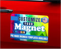 Magnet Me Up Custom Car Magnet for Business – Personalized Magnetic Sign for Cars & Trucks – Customized with Full Color Image, Add Logo, Text – Choose Your Size, Templates Available, Made in USA