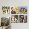 Mixtiles Official - Custom Photo Tiles - Personalized Printed Photos - Magnetic Wall Frames - Adhesive Sticker, No Nails - Various Sizes and Frames - 8x8-tiles-Tile - Frameless