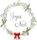 Custom Stickers for Weddings, Birthdays & Businesses - Personalized Labels with Your Logo - Waterproof, Fade and Heat Resistant - Pack of 100-1000 (Wreath N, 4 Inch)
