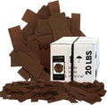 Ultimate Confetti, Brown Biodegradable Confetti - Rectangular Flame-Resistant Tissue Paper Confetti for Cannon and Launcher use – Best for Gender Reveal, Parties, and Concerts - 20 lb, 320 oz