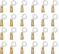 Wine Bottle Lights with Cork, Battery Operated 24 Pack 20 LED Cork Shape Silver Wire Fairy Mini String Lights(No Bottles) for DIY, Party, Decor, Christmas, Halloween,Wedding (24, Cool White)