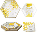 Kate Aspen Sweet as Can Bee 62 Piece Party Tableware Set (16 Guests)