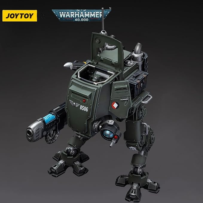 JOYTOY Warhammer 40K Action Figure Astra Militarum Cadian Armoured Sentinel Collection Anime Model 1/18 for Unisex, Adult, Christmas, Birthday Gift