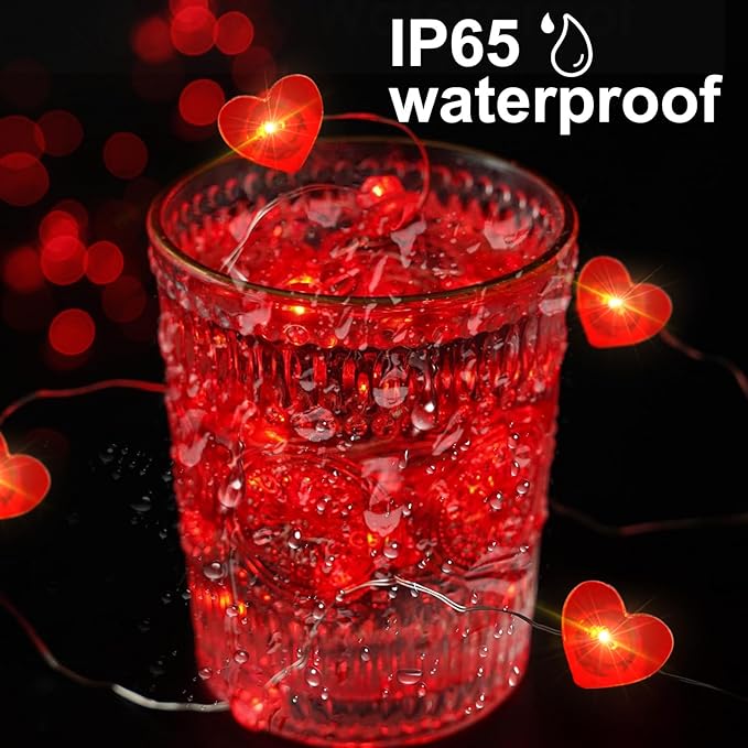 pozzolanas 4 Pack Led Fairy Lights Battery Operated String Lights, 7 ft 20 LED Waterproof Firefly Light on Silver Wire for Home Party Wedding Christmas Decorations