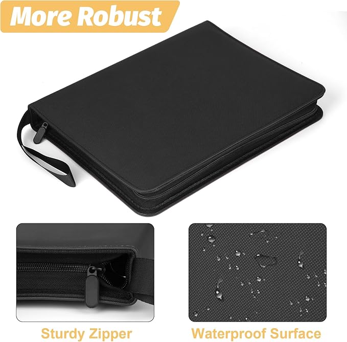 Trading Card Binder, Card Collection Binder Album Folder with 720 Side Loading Pockets, 9 Pocket Trading Card Album Folder for TGC,MTG, Baseball Cards, Yugioh