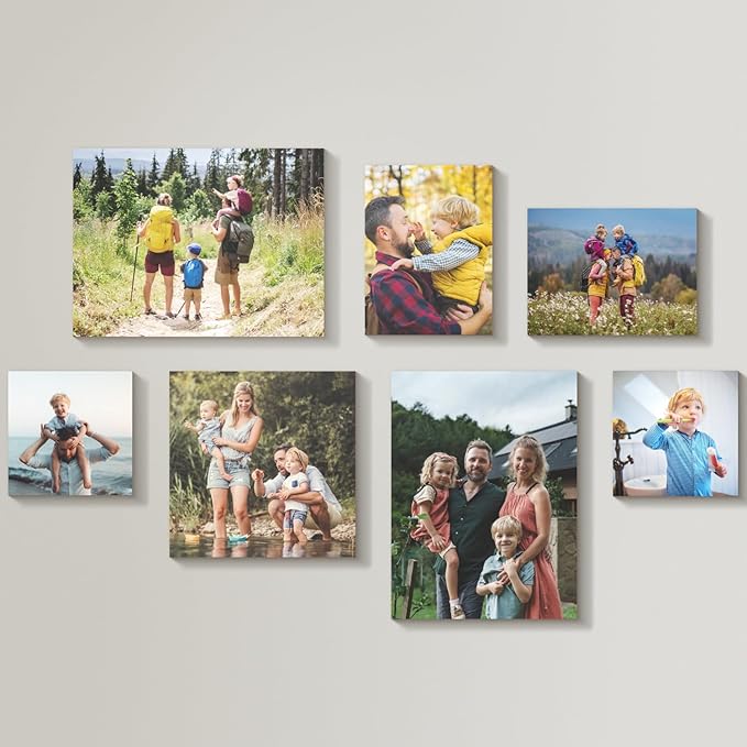 Mixtiles Official - Custom Photo Tiles - Personalized Printed Photos - Magnetic Wall Frames - Adhesive Sticker, No Nails - Various Sizes and Frames - wild-visual-7-Tile - Frameless