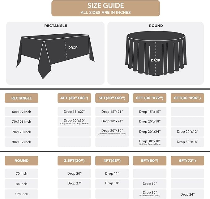 Fitable 8 Pack Table Cloth Rectangle Table: Stain and Wrinkle Resistant Tablecloth Rectangular, Washable Polyester Tablecloths for Wedding Party Dining Banquet Event Catering(Pink, 70x120 Inch)