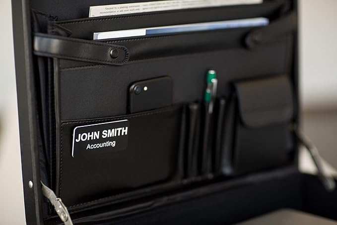 Custom Engraved Name Tag Badges – Personalized Identification with Pin or Magnetic Backing, 1.5 Inches x 3 Inches, Red/White