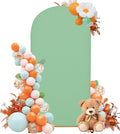 Wedding Arch Cover 6.6FT Arch Backdrop Cover Spandex Fitted Arch Cover for Round Top Chiara Backdrop Stand Covers for Wedding Birthday Party Baby Shower Banquet Ceremony Decoration