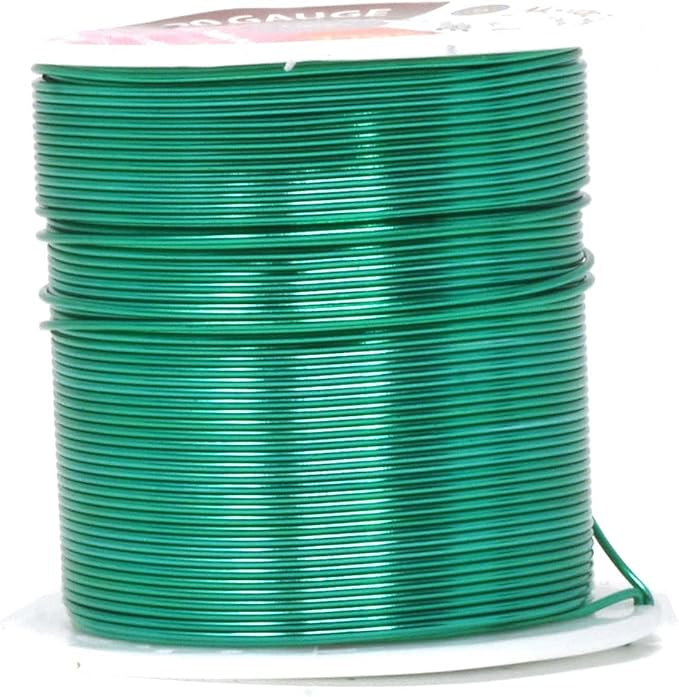Mandala Crafts 12 14 16 18 20 22 Gauge Anodized Jewelry Making Beading Floral Colored Aluminum Craft Wire Wholesale Combo (20 Gauge, Combo 9)