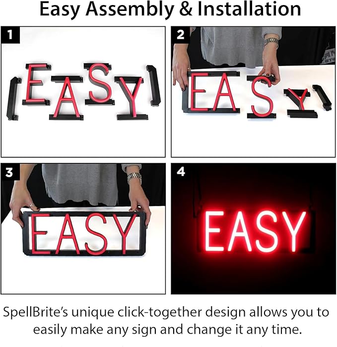 SpellBrite BEER ON TAP Sign | Beer-Related Sign with Neon Look, White LED Light Source | 23.0" x 15.0"