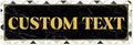 Custom Sign, Custom Street Sign, 11 Font Colors, 13 Font Styles, 4 Hole Options, 22 Sizes, 6x18 Inches, Rust Free DiBound, Fade Resistant, Made in USA by My Sign Center (Marble Tile)