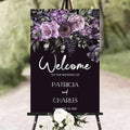 Gothic Wedding Welcome Sign - Dark Romantic Gothic Ceremony Sign