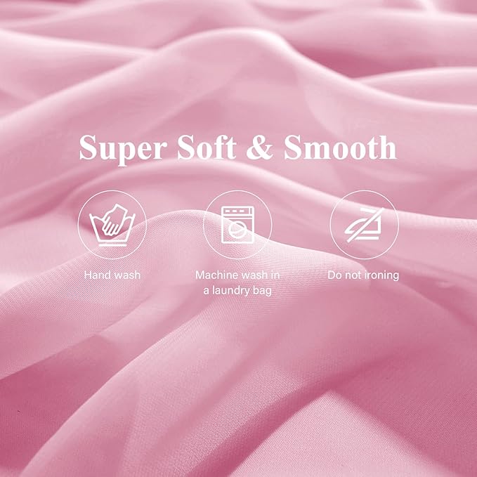 6 Pack 10 Ft Chiffon Table Runner Light Pink Gauze Long Table Runners 27x120 Inches Sheer Tulle Table Runner for Rustic Wedding Reception Bridal Shower Decorations Birthday Party