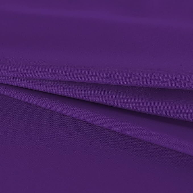 Fitable Rectangle Tablecloth Stain and Wrinkle Resistant Washable Polyester Table Cloth for Buffet Parties and Camping (60x102 inch, Purple)