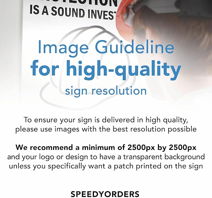 Custom Outdoor Metal Sign, Personalized Aluminum Safety and Business Sign, Waterproof White Aluminum (Logo, 24x18 In)