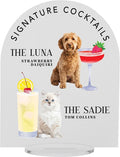 Pet Signature Drink Wedding Signs
