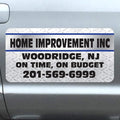 Vehicle Magnets sign With Custom Lettering 12" X 24" (Set of 2) -Landscape, Construction, Handy man, Plumbing, car repair shop- Metal Plate