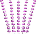 PATIKIL 14 mm Crystal Garland Strands, 32.8 Ft Acrylic Octagon Chandelier Bead Chains String for DIY Craft Wedding Party Home Decorative Jewelry Making, Purple