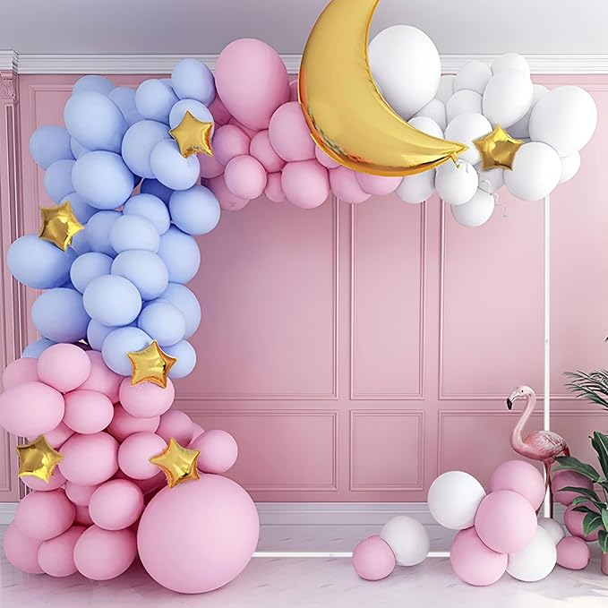 Asee'm 6.6FTx6.6FT White Wedding Arch Backdrop Stand Square Metal Rectangular Arch Frame for Ceremony Party Birthday Bridal Baby Shower Anniversary Arbor Balloon Decoration