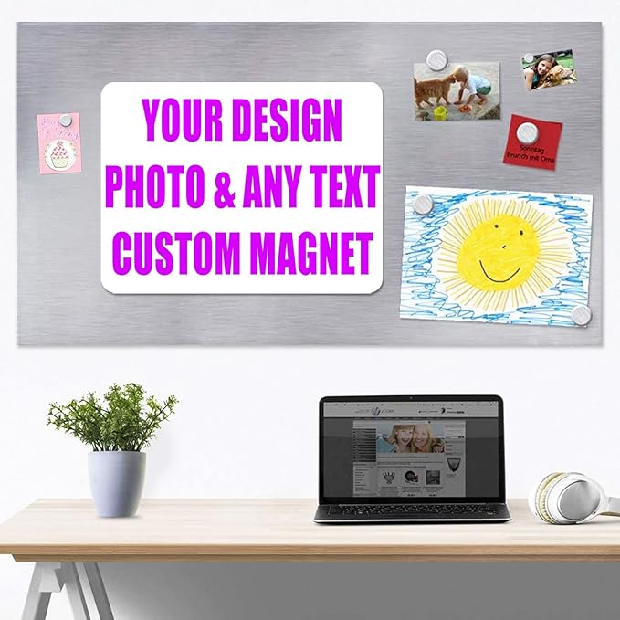 KETABAO – 16" Customized Original Shape Photo Magnets - Personalized Refrigerator and Car Magnets for Home and Office Decor