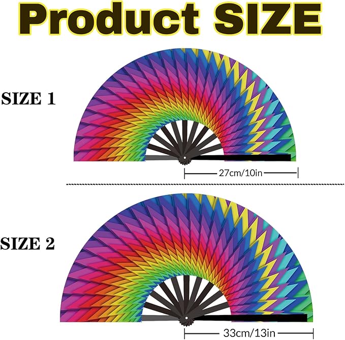 Custom Fans with Your Photo/Text - 13 Inch Personalized Folding Hand Fan for Line Dancing, Weddings, Parties | Decorative Gift for Women, Church Events & Dance Performances (180, 10 Inch)
