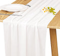 Velvet Table Runner 20 x 120 Inches 10ft Luxurious Thick Soft Velvet Christmas Thanksgiving Wedding Reception Table Runner for Party Reception Decorations(Ivory, 1 Pack)