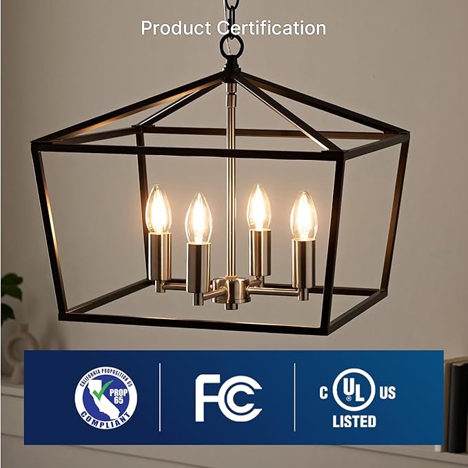 FLSNT LED Candelabra Light Bulbs 60W Equivalent E26 Base, Dimmable B11 LED Chandelier Light Bulbs, 2700K Soft White, 24 Pack UL,CA65 Listed.
