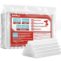 SHALL Full Size Hot Glue Sticks, 0.43” Dia x 4” Long, 120-pack Clear Hot Melt Glue Gun Sticks for All-Temp Glue Guns, Multipurpose for Kids Adults DIY Art Craft Sealing Repairing Festival Decoration