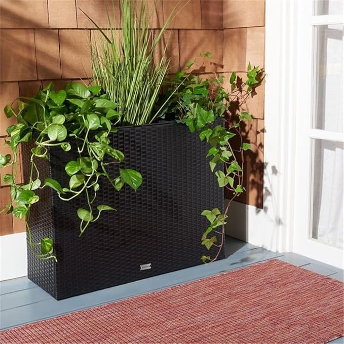 SAFAVIEH Outdoor Collection Rita Wicker Flower Rack