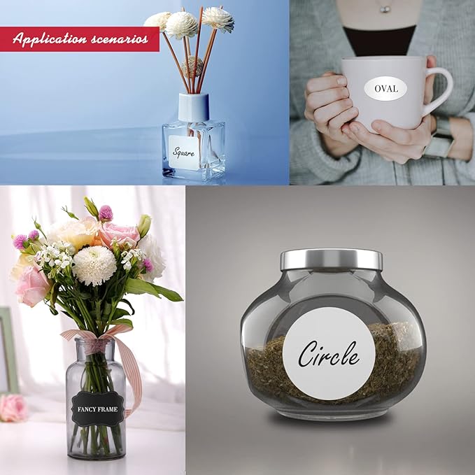 Custom Stickers - Personalized Labels, Custom Design, Watercolor, Vinyl, Circle, 100 Labels