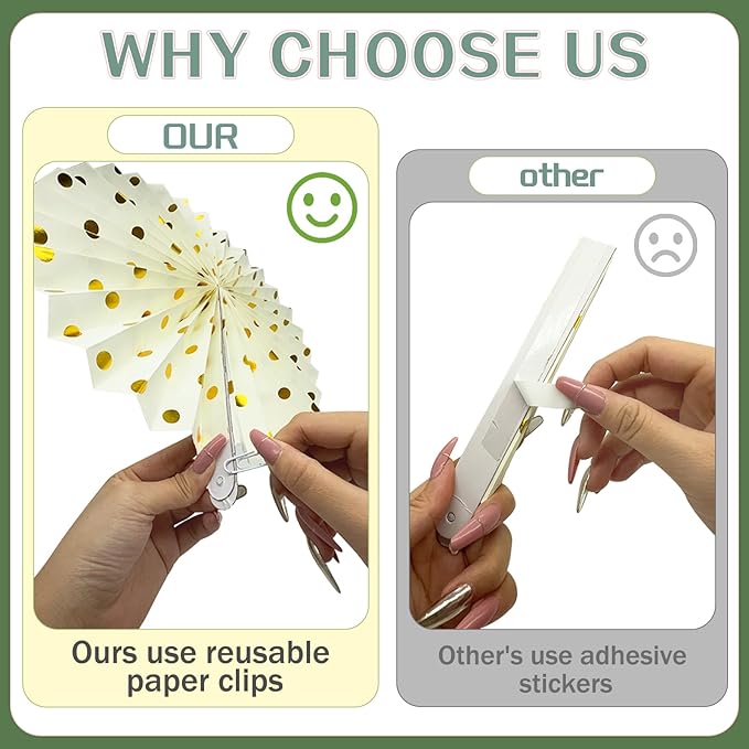 15Pcs Sage Green Party Decorations, Hanging Paper Lanterns Paper Fans Tissue Flower Pom Poms for Women Girls Birthday Wedding Bridal Baby Shower Green and Pink Party Decorations