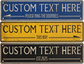 Custom Signs Outdoor Metal Personalized Street Signs with Your Text Name Logo Photo for Business Home Street Bar Outdoor Indoor Wall Decor Fade Resistant Plaque