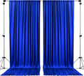 AK TRADING CO. 10 feet x 8 feet IFR Polyester Backdrop Drapes Curtains Panels with Rod Pockets - Wedding Ceremony Party Home Window Decorations - Royal Blue