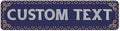 Custom Sign, Custom Street Sign, 11 Font Colors, 13 Font Styles, 4 Hole Options, 22 Sizes, 8x32 Inches, Rust Free DiBound, Fade Resistant, Made in USA by My Sign Center (Fauxsaic 1)