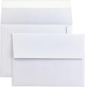 PONATIA 50 PCS 5x7 Envelopes, Self- Adhesive White A7 Envelopes for Weddings, Invitation Cards, Photos, Postcards, Greeting Cards Mailing, Baby Shower, Graduation, Christmas Gift Cards