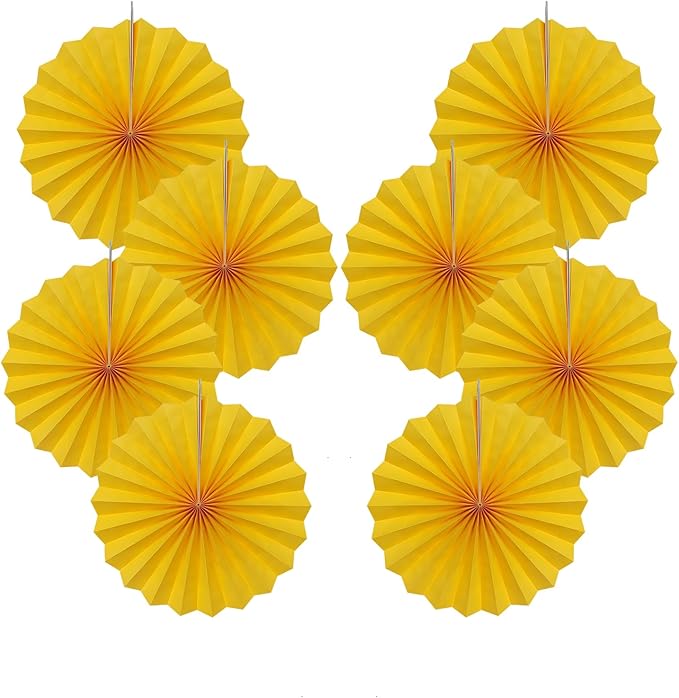 Morange Party Decorations,,Halloween Decor Events Accessories，Orange Birthday Decorations,Sunset Party Decorations,Party Fans 30 Color DIY Set (Morange)