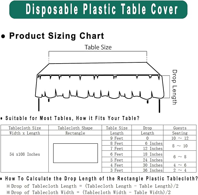 Silver Plastic Tablecloths 2 Pack Dark Gray Disposable Table Covers 54 x 108 Inch Bridal Shower Party Tablecovers PEVA Galaxy Grey Table Cloths for Picnic Birthday Wedding 8 ft Rectangle Table Use