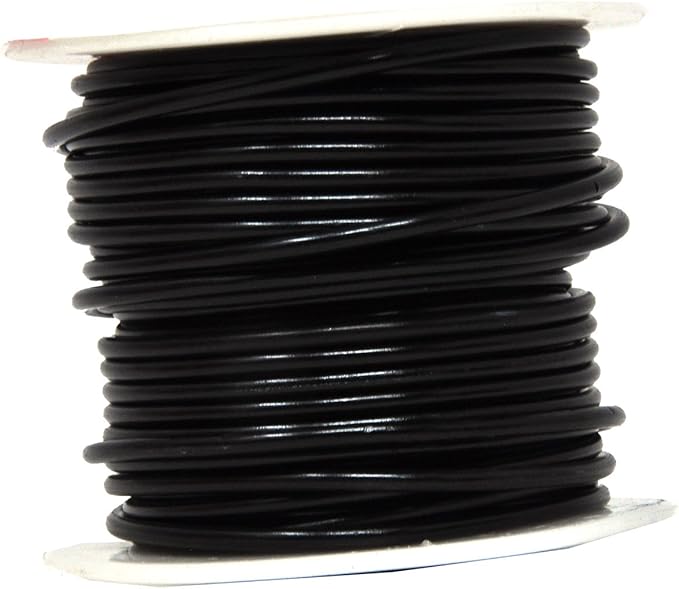 Mandala Crafts 12 Gauge Anodized Aluminum Craft Wire for Jewelry Making - 276 FT Colored Flexible Silver Copper Black Pink Ice Blue Red Wire - Bendable for Bonsai Armature Crafting Sculpting