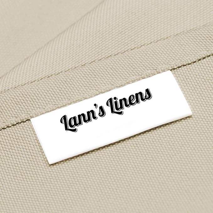 Lann's Linens - 10 Premium 60" x 126" Tablecloths for Wedding/Banquet/Restaurant - Rectangular Polyester Fabric Table Cloths - Beige