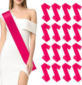 Blank Sash 16 PCS Sashes DIY Satin Sash Chair Sashes Scout Sash President Sash Senior Sash Scout Sash Wedding Party Sash