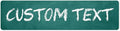 Custom Sign, Custom Street Sign, 11 Font Colors, 13 Font Styles, 4 Hole Options, 22 Sizes, 6x24 Inches, Rust Free DiBound, Fade Resistant, Made in USA by My Sign Center (Chalkboard Green)