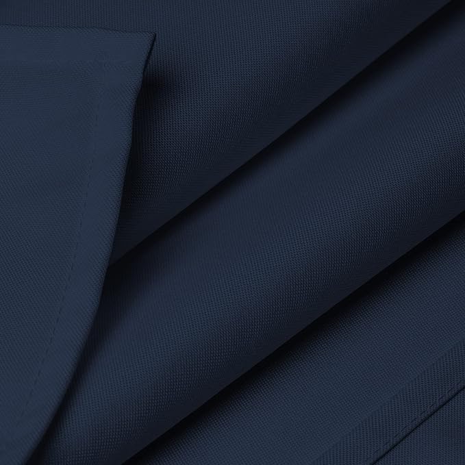 Lann's Linens - 10 Premium 70" x 120" Tablecloths for Wedding/Banquet/Restaurant - Rectangular Polyester Fabric Table Cloth - Navy Blue
