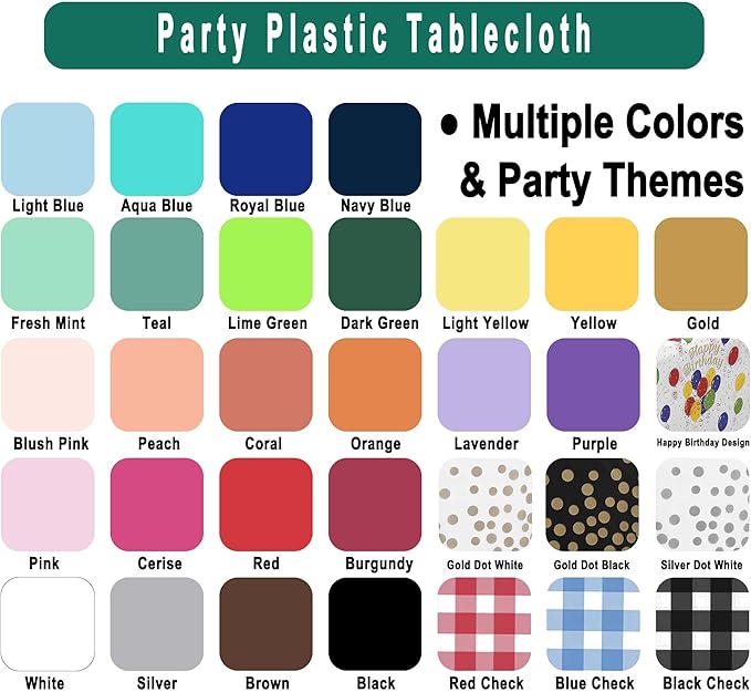 Silver Plastic Tablecloths 2 Pack Dark Gray Disposable Table Covers 54 x 108 Inch Bridal Shower Party Tablecovers PEVA Galaxy Grey Table Cloths for Picnic Birthday Wedding 8 ft Rectangle Table Use