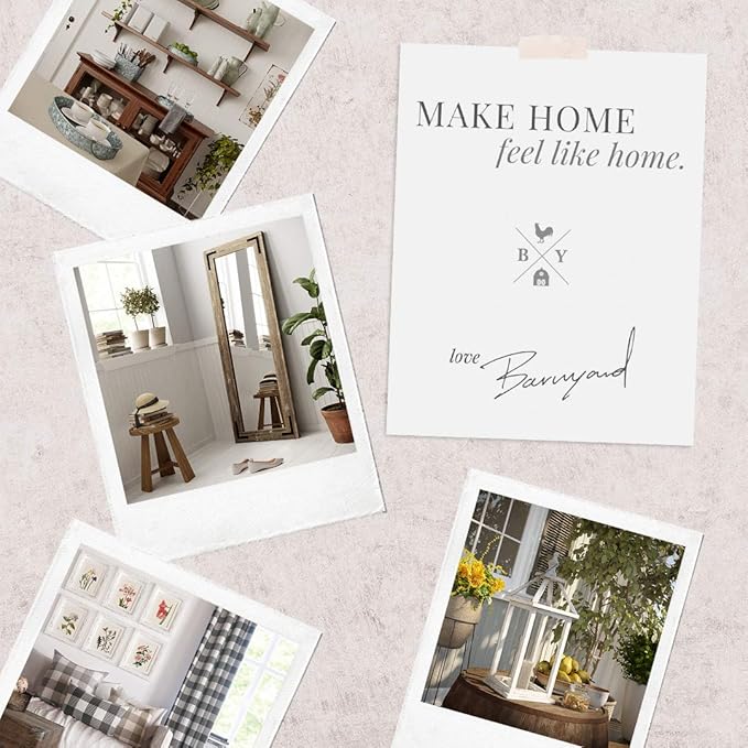 Barnyard Designs Magnetic Hanging Chalkboard Sign – Rustic Decorative Display Presentation Board for Office, School Supplies, Kitchen, Restaurant, Weddings and More, 11” x 10” (2 Pack)