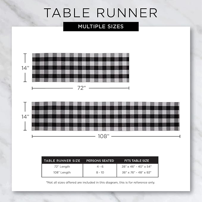 DII Woven Basic Tabletop Collection, Chevron Table Runner, 15x108, Barn Red