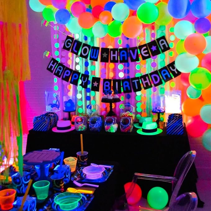 PartyWoo Purple Crepe Paper Streamers 4 Rolls 328 ft Pack of Neon Purple Crepe Paper for Graduation Baby Shower Halloween Birthday Party Decorations (1.8 Inch x 82 Ft/Roll), Purple-732