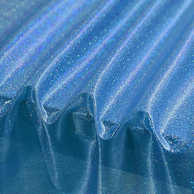 Fitable Sequin Tablecloth for Parties 60x60 Inch - Sparkle Glitter Table Cloth Laser Square Overlay for Wedding Baby Shower Ceremony Birthday Holiday Banquet Decor, Blue
